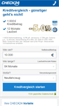 Mobile Screenshot of kredit.check24.de