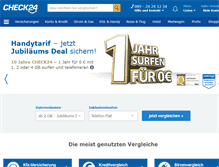 Tablet Screenshot of check24.de