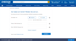 Desktop Screenshot of kundenbereich.check24.de